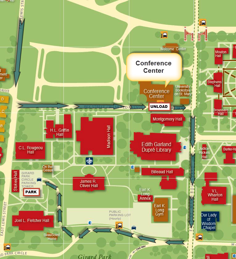 University Of Louisiana At Lafayette Campus Map – Interactive Map